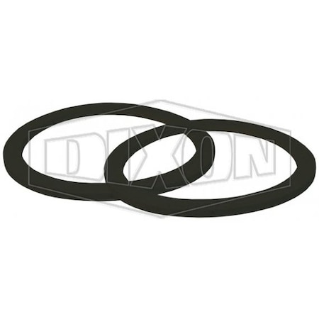 Dixon Seal Kit, 2-1/2 in, For Use with B54BMP In-Line Sight Glass, Buna-N, Black B54BMP-SK250